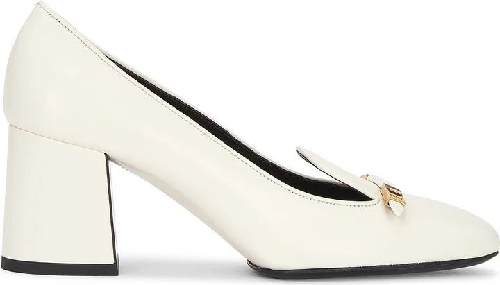 KHAITE Elio Loafer Pump in Cream