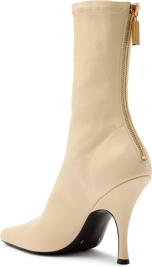 Khaite Eva 100 Leather Mid-calf Boots - Image 2