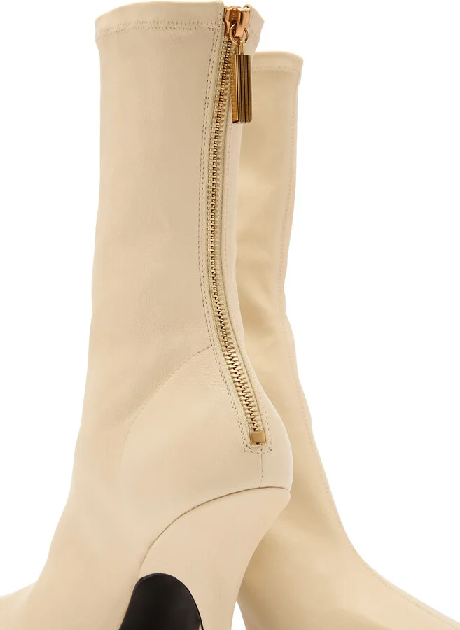 Khaite Eva 100 Leather Mid-calf Boots - Image 4