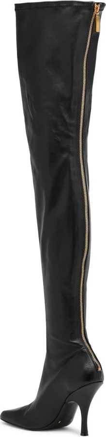 Khaite Eva 100 Leather Over-the-knee Boots - Image 2