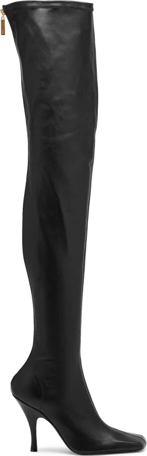 Khaite Eva 100 Leather Over-the-knee Boots