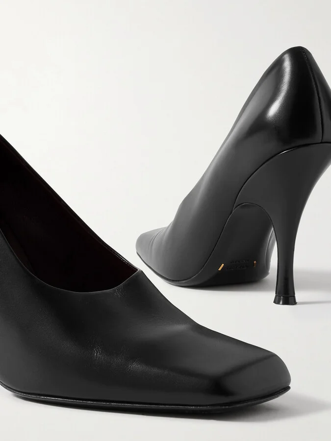 KHAITE - Eva Leather Pumps - Black - Image 4