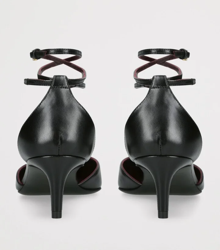 Khaite Leather Mia Pumps 45 - Image 2
