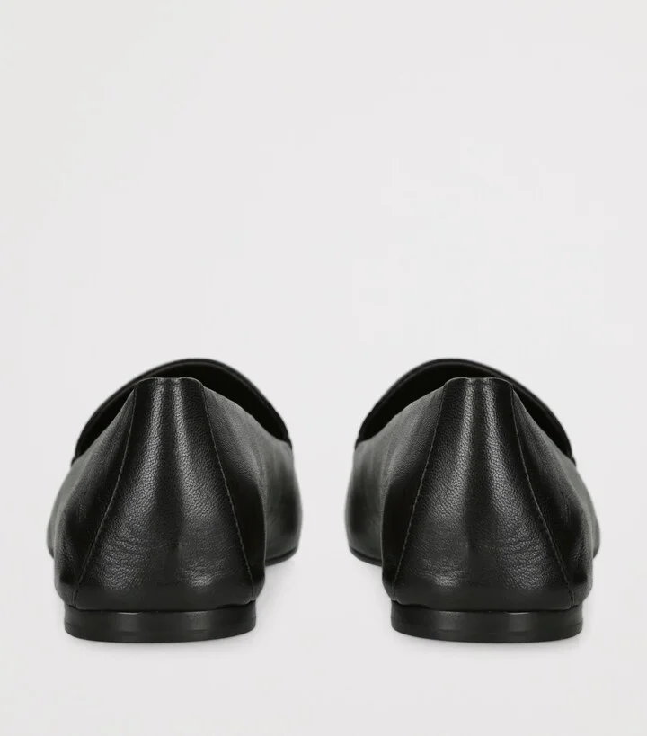 Khaite Leather Monroe Loafers - Image 2