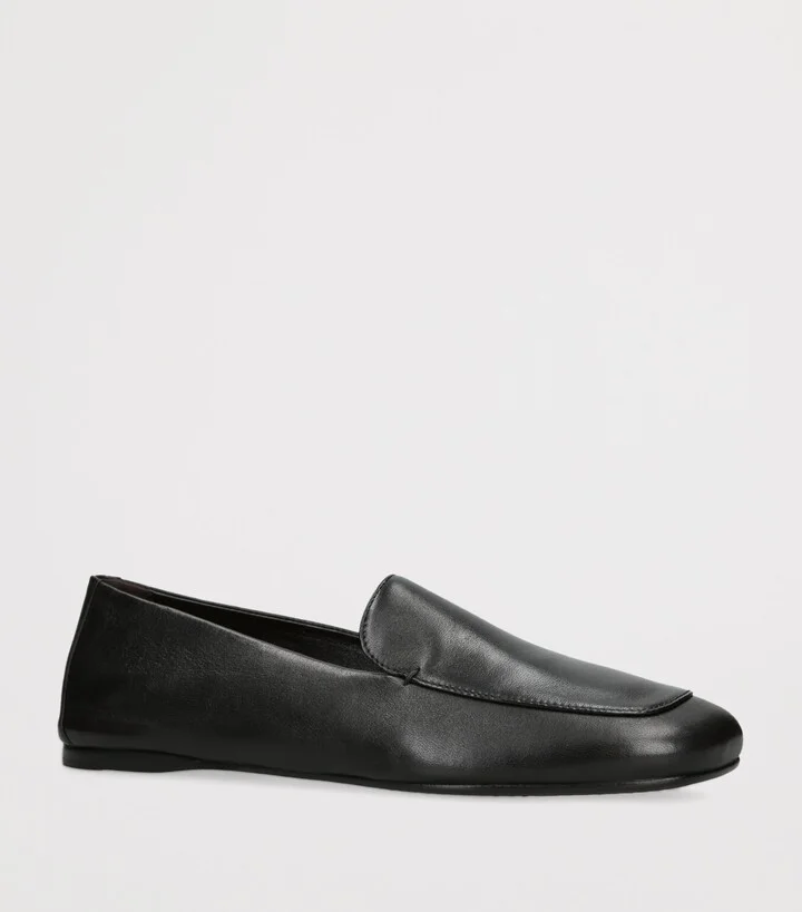 Khaite Leather Monroe Loafers - Image 3