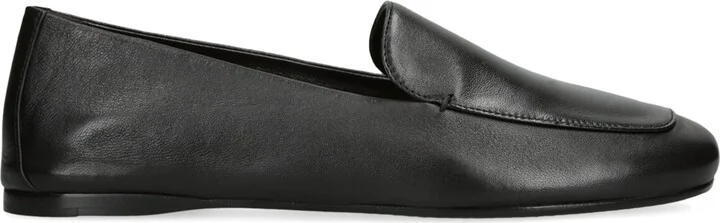 Khaite Leather Monroe Loafers