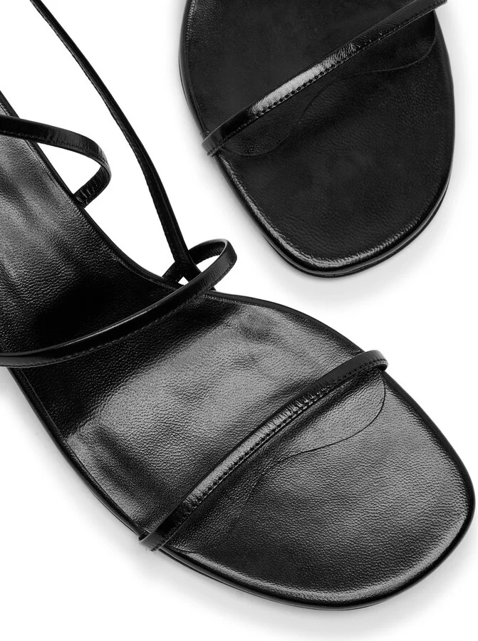 Khaite Loop 35 Leather Sandals - Image 3