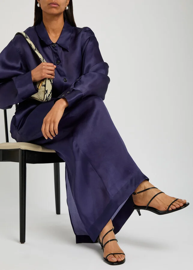 Khaite Loop 35 Leather Sandals - Image 5
