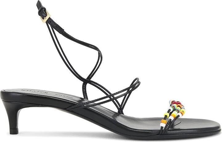 KHAITE Loop Kitten Bead 35 Heel in Black