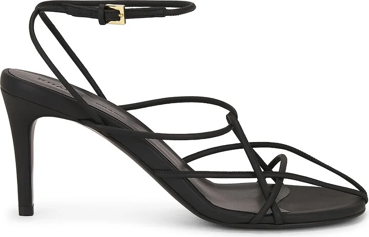 KHAITE Loulou Sandal in Black