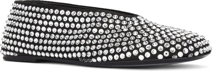 KHAITE Marcy Flat in Black - Image 2