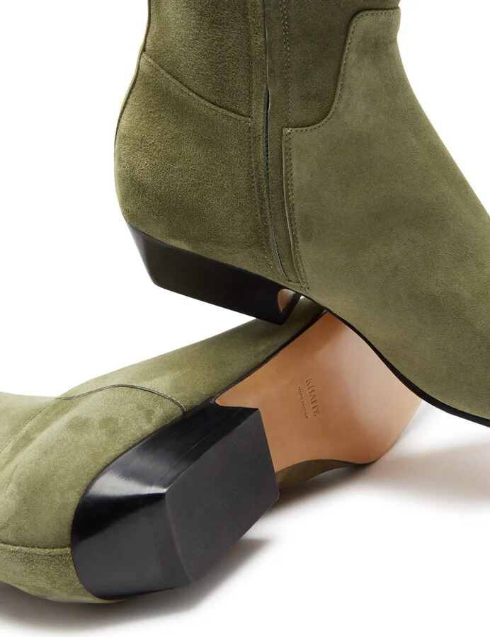 Khaite Marfa 30 Suede Ankle Boots - Image 4