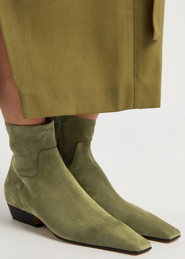 Khaite Marfa 30 Suede Ankle Boots - Image 5