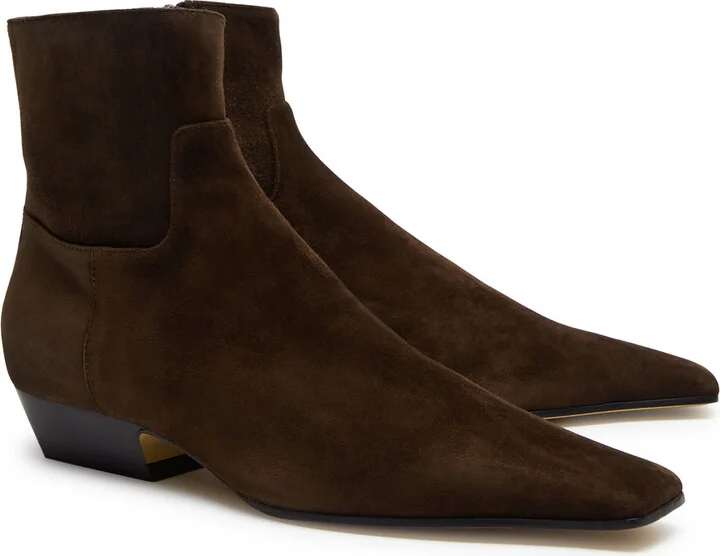 Khaite Marfa 30 Suede Ankle Boots - Image 2