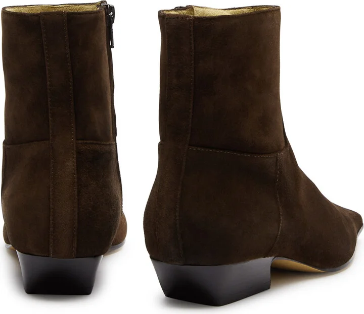 Khaite Marfa 30 Suede Ankle Boots - Image 3