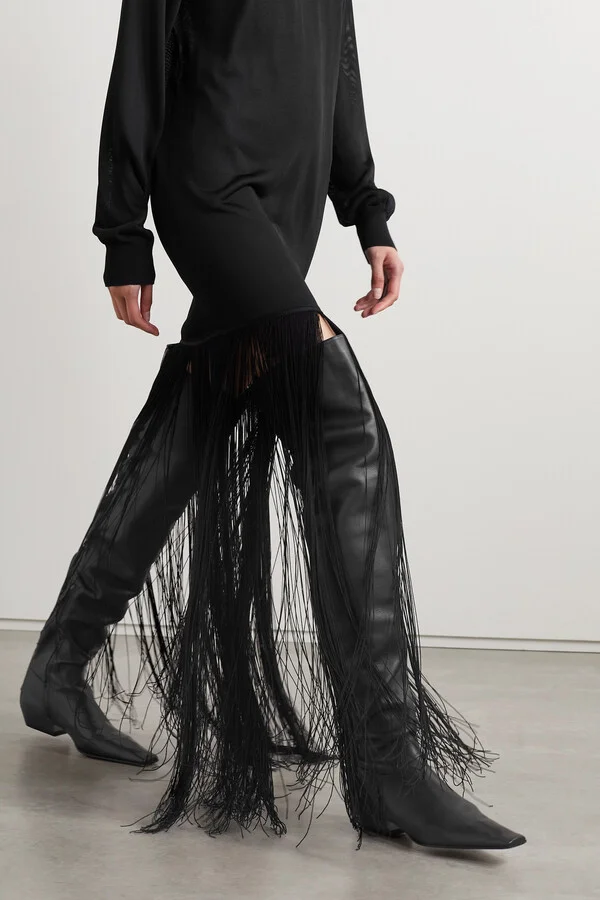 KHAITE - Marfa Leather Over-the-knee Boots - Black - Image 2
