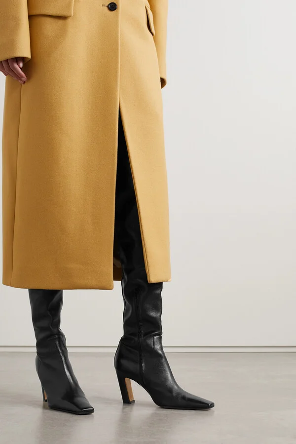 KHAITE - Marfa Leather Over-the-knee Boots - Black - Image 2
