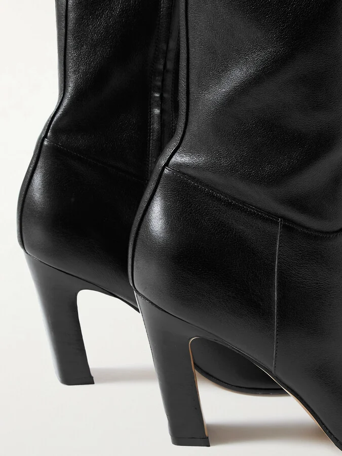 KHAITE - Marfa Leather Over-the-knee Boots - Black - Image 5