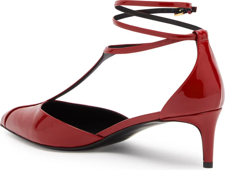 Khaite Mia 45 Patent Leather Pumps - Image 2