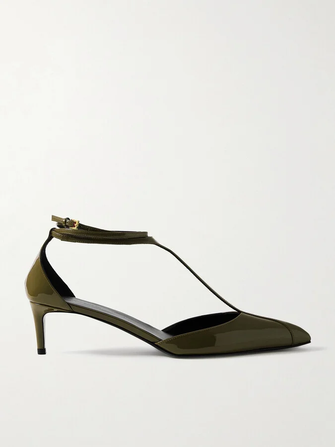 KHAITE - Mia Patent-leather Pumps - Green