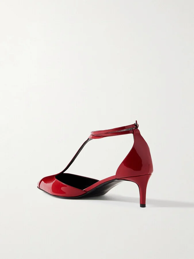 KHAITE - Mia Patent-leather Pumps - Red - Image 3