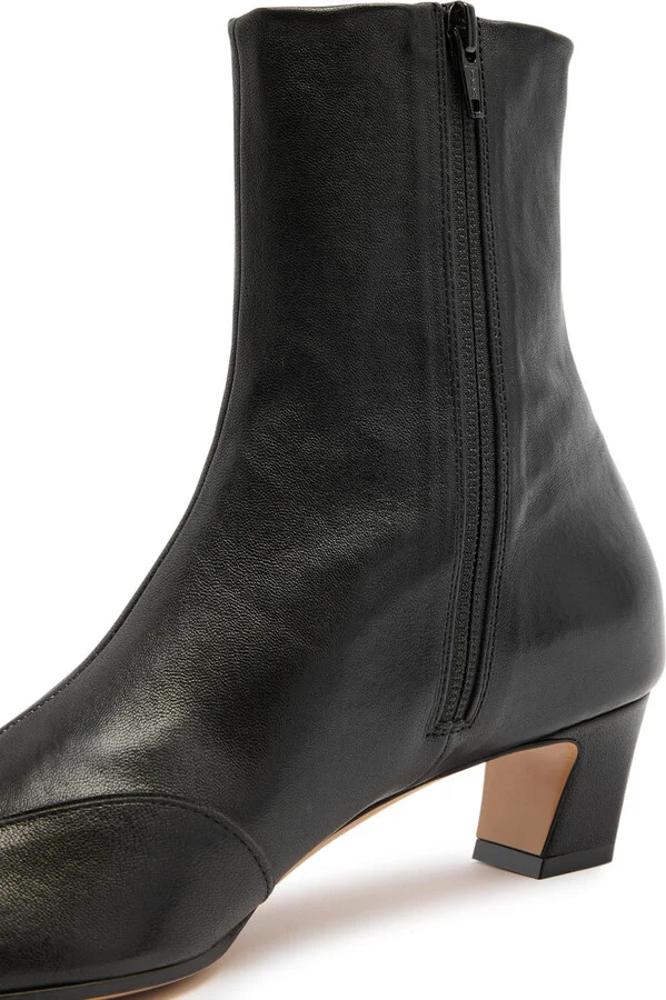 Khaite Nevada 40 Leather Ankle Boots - Image 9