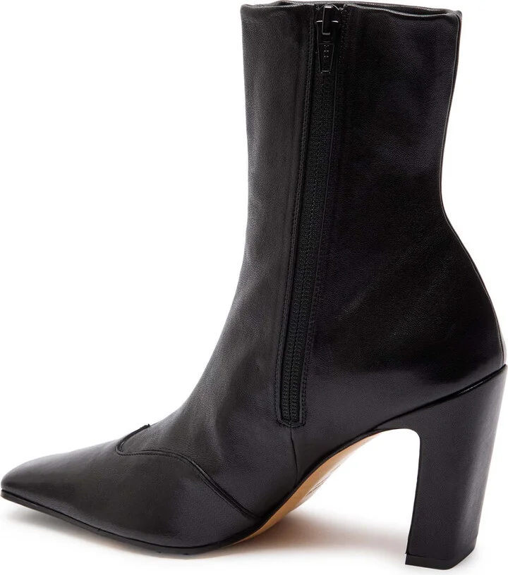 Khaite Nevada 85 Leather Ankle Boots - Image 2