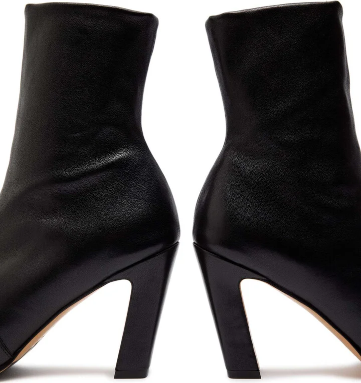 Khaite Nevada 85 Leather Ankle Boots - Image 4
