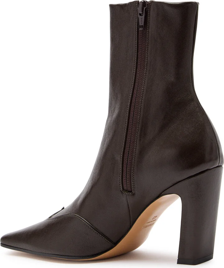 Khaite Nevada 85 Leather Ankle Boots - Image 7