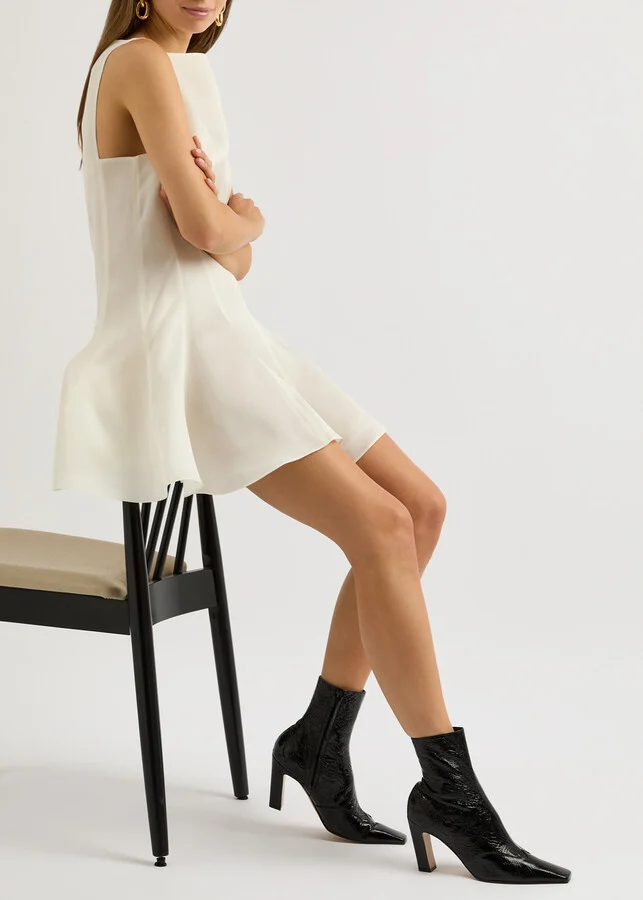 Khaite Nevada 85 Patent Leather Ankle Boots - Image 5