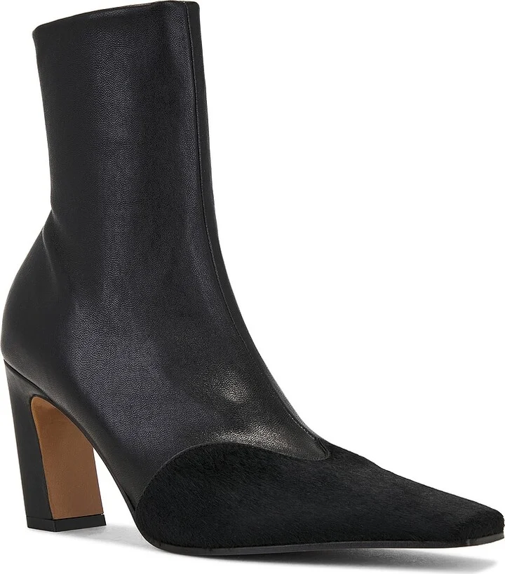KHAITE Nevada Ankle Stretch Boot in Black - Image 2