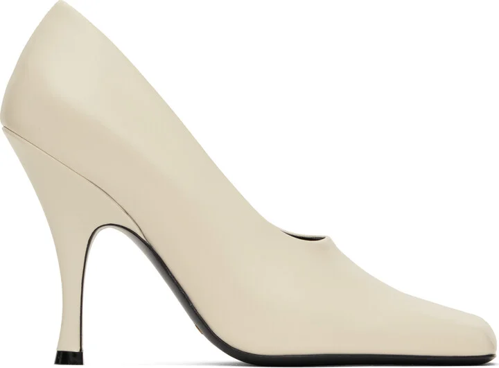KHAITE Off-White Eva Heels
