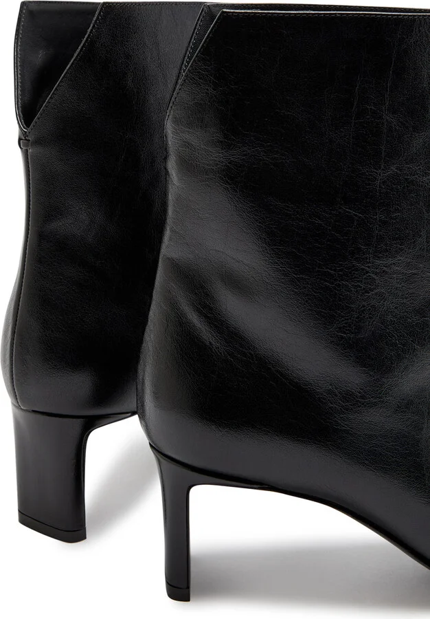 Khaite Ona 55 Leather Ankle Boots - Image 4