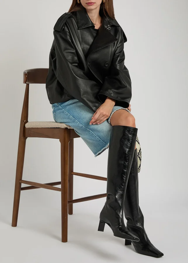 Khaite Ona 55 Leather Knee-high Boots - Image 5