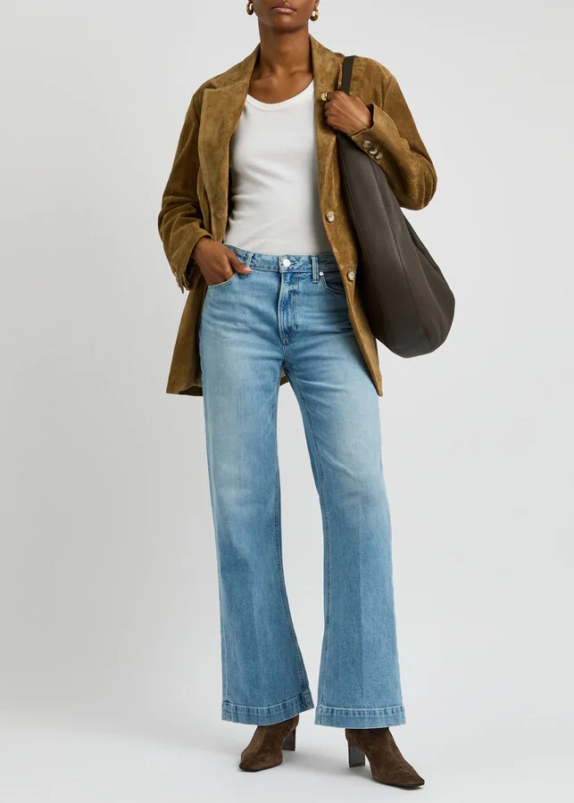 Khaite Ona 55 Suede Ankle Boots - Image 6