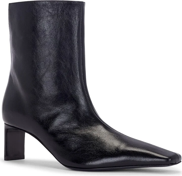 KHAITE Ona Ankle Boot in Black - Image 2