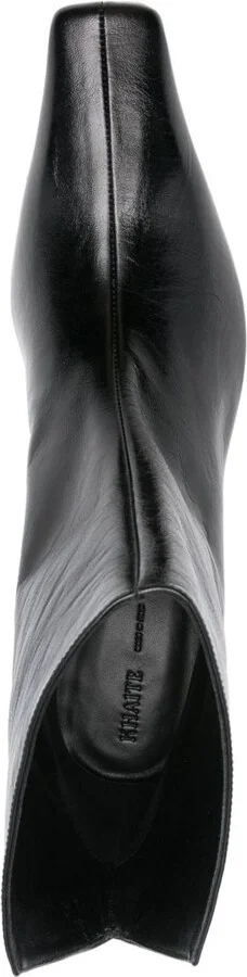 KHAITE Ona Leather Ankle Boots - Image 2