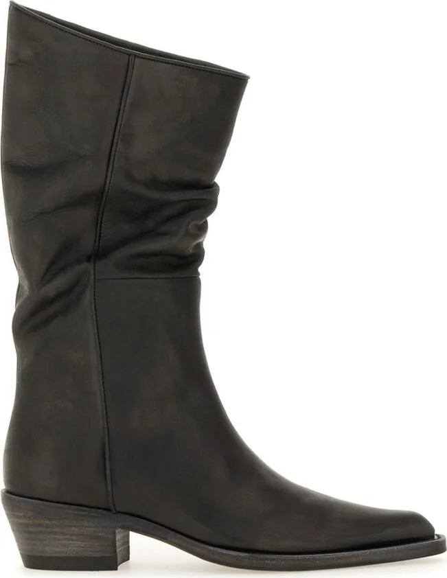 Khaite Pointed Toe Slip-On Boots