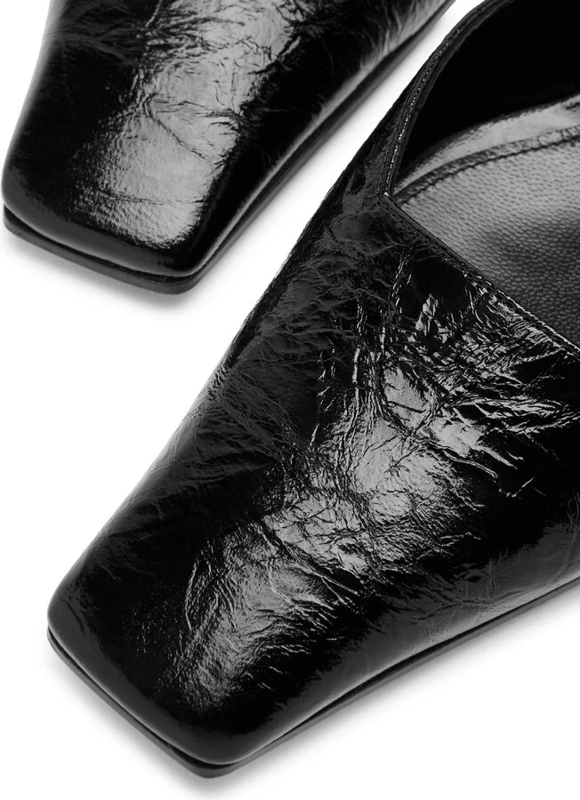 Khaite Roosevelt 40 Patent Leather Slingback Pumps - Image 3