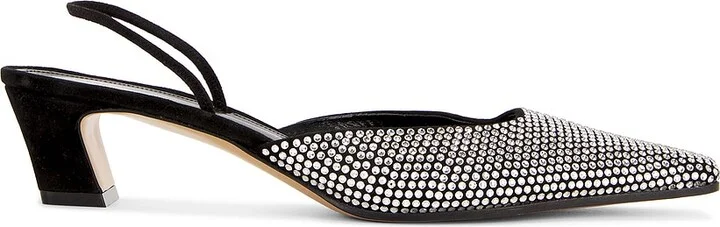 KHAITE Roosevelt 40 Pump in Black