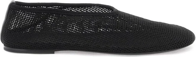 Khaite Round-Toe Slip-On Flat Shoes