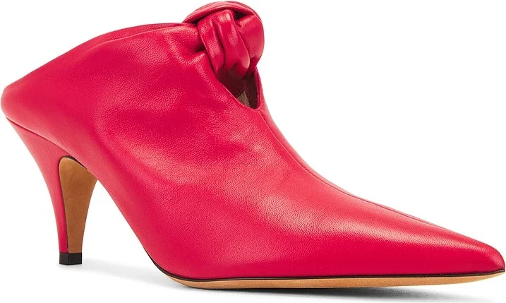 KHAITE Rowan 75 Mule Heel in Red - Image 2