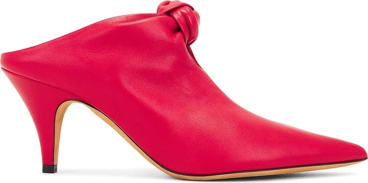 KHAITE Rowan 75 Mule Heel in Red