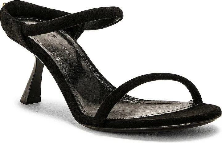 KHAITE Seigel Heel Sandal in Black - Image 2