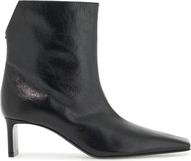Khaite Squared Toe Ankle Boots