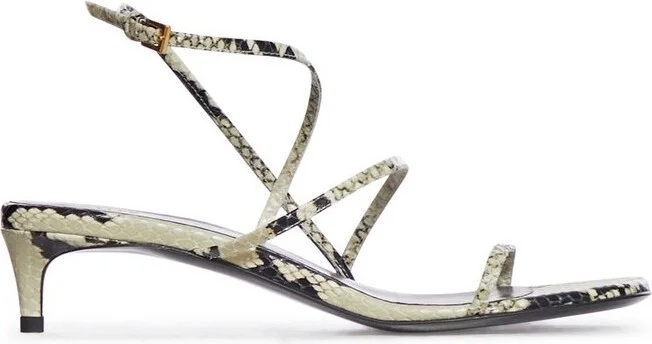 Khaite Strap Detailed Heeled Sandals