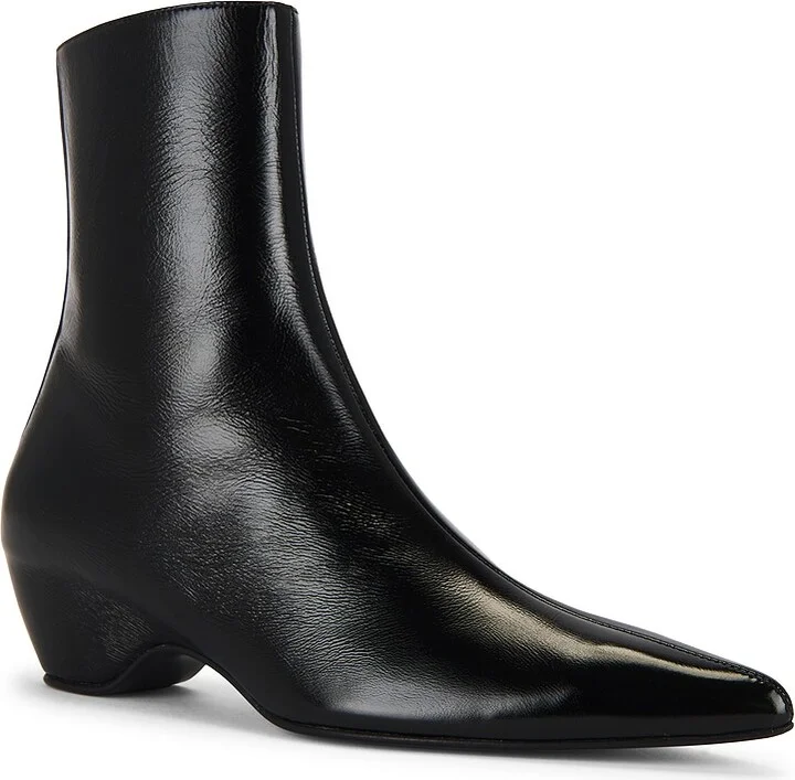 KHAITE Sybil Ankle Boot in Black - Image 2