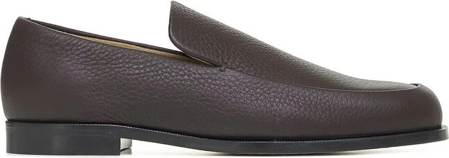 Khaite The Alessio Round-Toe Loafers