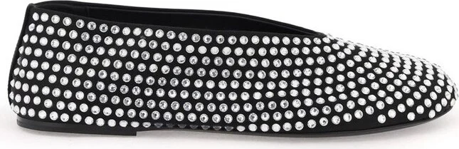 Khaite The Marcy Embellished Ballet Flats
