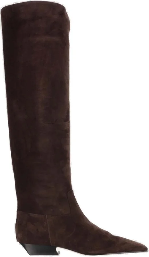 Khaite The Marfa Classic Flat Knee High Boots